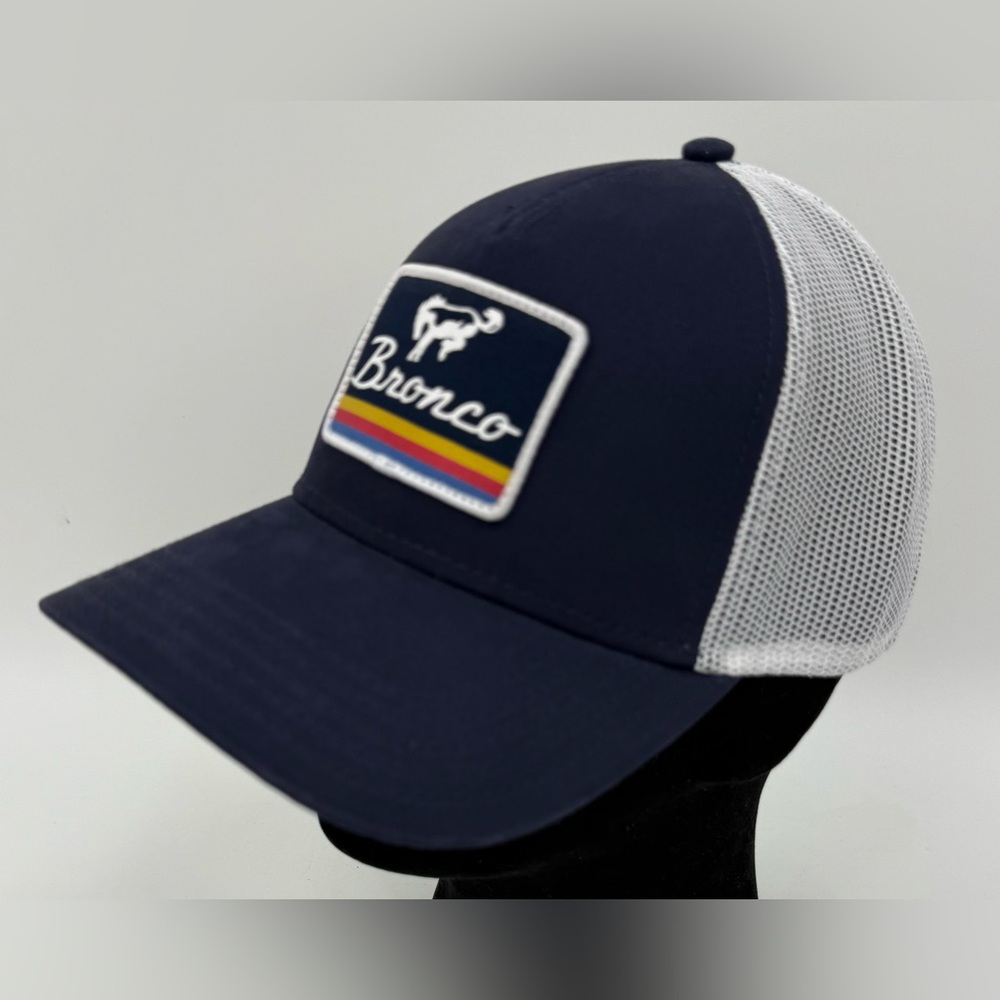 Ford Bronco Blue Hat Cap Snap Back‎ Trucker Embroidered American Needle NWOT